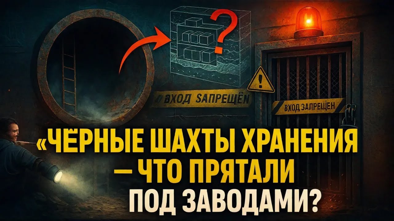 ИСТОРИЯ НА НОЧЬ! «Чёрные» шахты хранения — что прятали под заводами