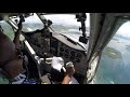 Pilot Patricia making spot-on Grass Strip Landing: Solomons Dash 6 into Seghe Island! [AirClips]