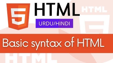 HTML basic syntax in Urdu Hindi