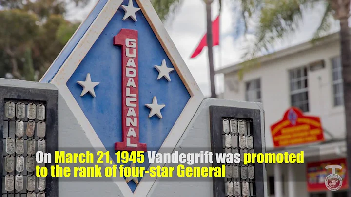 Gen. Vandegrift, First Marine Four-Star
