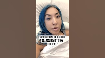 Voter ID: should it be a legal requirement? Desc in comments
