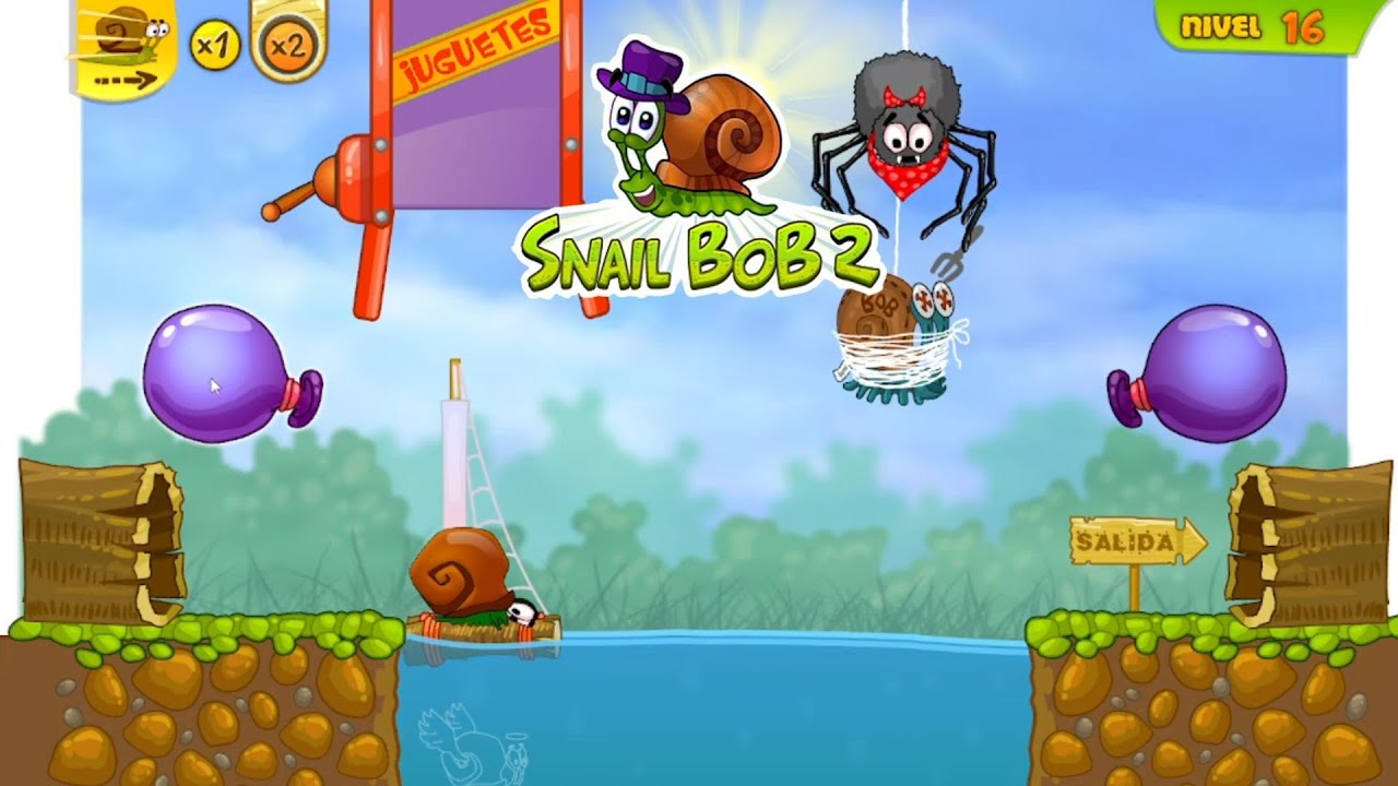 HAY QUE DARLE UN REGALO A NUESTRO ABUELO - Snail Bob 2