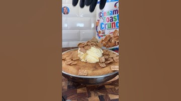 Cinnamon Toast Crunch cookie pie 🍪