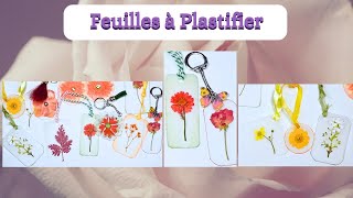 Tuto Feuilles À Plastifier Mate Pour La Création De Marque-Pages Et Porte-Clés