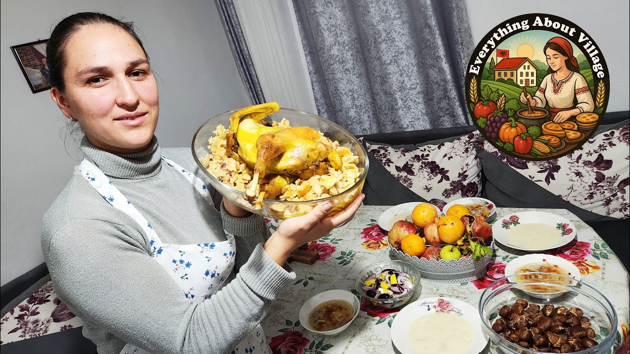 Pulë e mbushur me Gështenja dhe Arra