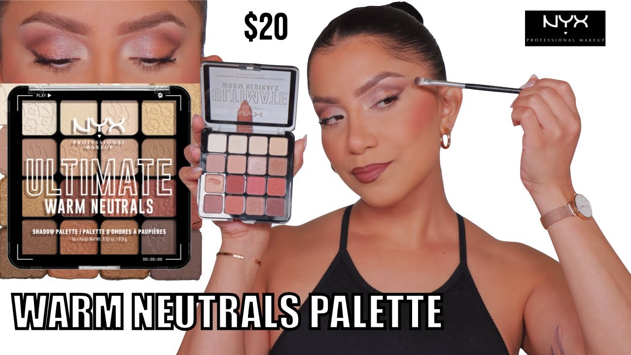 *new* NYX ULTIMATE SHADOW PALETTE WARM NEUTRALS 1ST IMPRESSIONS + SWATCHES & REVIEW | MagdalineJanet