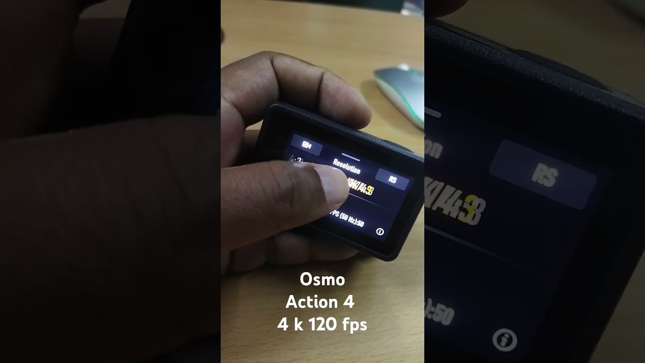 DJI Osmo Action 4 120 FPS 4k