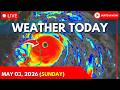 Weather Today Forecast May 03, 2026 (Sunday) | Bagyo Update Today | LPA Update Today