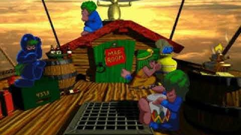 Lemmings 3   All New World of Lemmings 1994 mp4 HYPERSPIN DOS MICROSOFT EXODOS NOT MINE VIDEOS