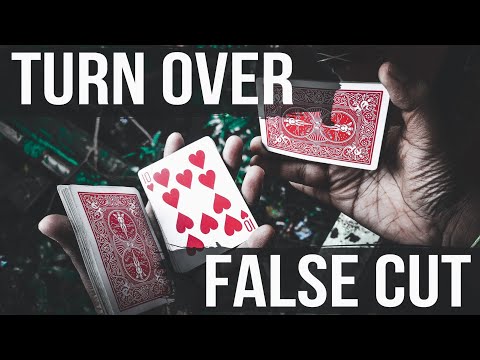 Turnover False Cut | Complete False Shuffle Tutorial (In Hindi)