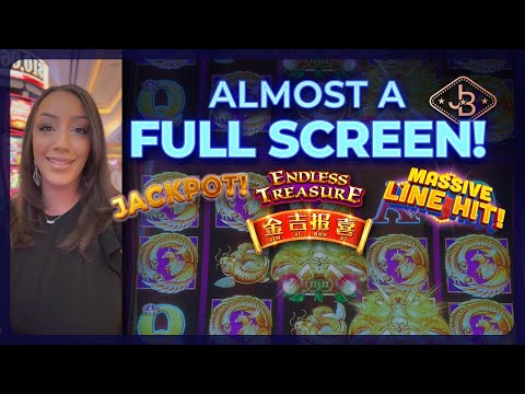 Almost A Full Screen of Top Symbol! Playing Endless Treasures Slot 🎰