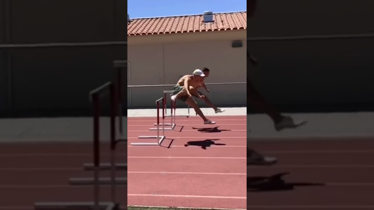 hurdle crossing technique for athletes
