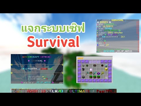 แจกตัวเปิดเซิฟ minecraft  New 2022  แจกระบบ Survival (ระบบไม่ดีมากนะ) | Minecraft Server Download