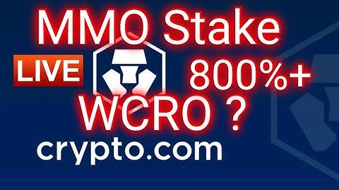 MMO staking for passive income and wealth generation at 800% interest rate now in Defi #crypto #mmo