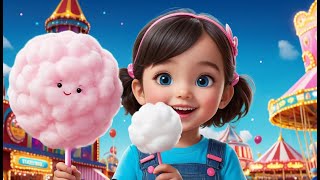 Cotton Candy, Cotton Candy, Sweet and Light | Fun Candy Song for Kids | Sing-Along Nursery Rhyme screenshot 1