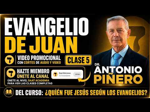 Gospel of John with Dr. Antonio Piñero promotional video with audio and video cuts