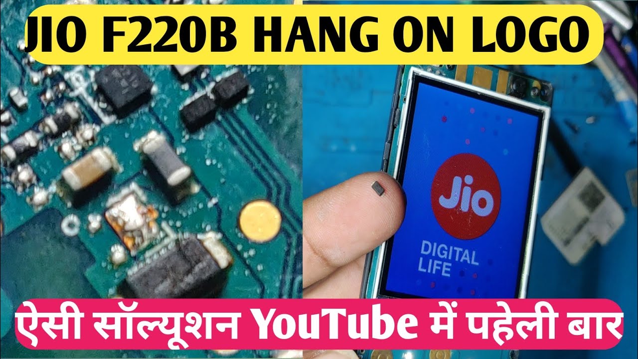 Jio F220B Heng On Logo Solution | How To Repair Jio F220B heng On Logo Solution ||