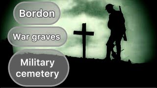 Bordon military cemetery, war graves , grave reading