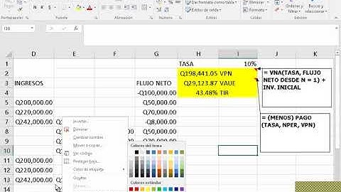 EVALUACIÓN FINANCIERA EXCEL