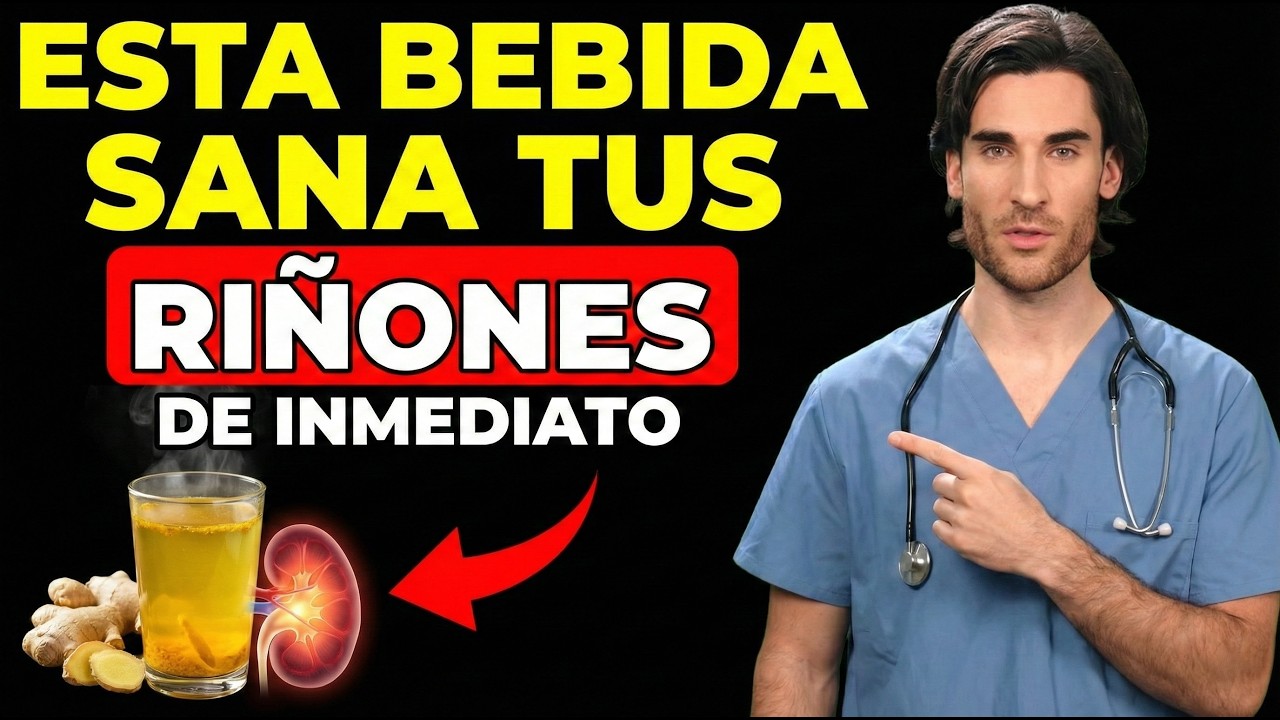 Esta BEBIDA LIMPIA tus Riñones de INMEDIATO (Mayores de 60)