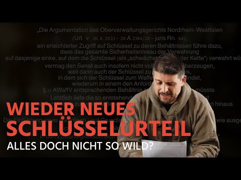 Wieder neues Schlsselurteil zum Thema Waffenschrnke und Aufbewahrung,  alles doch nicht so wild?