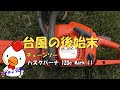 Chainsaw【チェーンソー】台風の後始末　ハスクバーナ 120e Mark II　　コケちゃぶろー