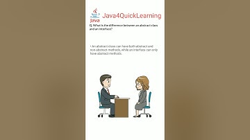 Difference between abstract class & interface #java #abstractclass #interface  #java4quicklearning
