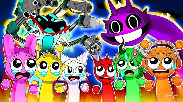 Phase 1 vs Phase 2 vs Phase 3 vs Phase 4/5/6/7/8/9/10/11/12/13/14/15/16 in Incredibox Sprunki