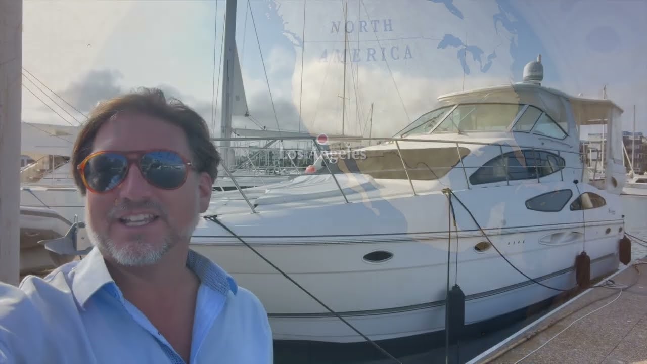 ⁣2005 Cruisers Yachts 405 Aft Cabin Flybridge Powerboat for sale in California By: Ian Van Tuyl