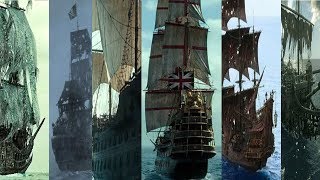 Top 6 barcos favoritos | Piratas del Caribe