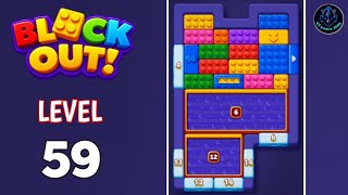 Block Out Level 59 Walkthrough gameplay Solution easy 