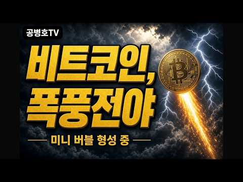 [투자] 비트코인, 폭풍 전야 / 미니 버블 형성 예고 / 이 분야에서 가장 학문이 깊은 전문가, 초단기 전망 내놓다  [공병호TV]