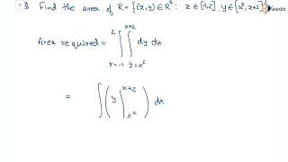 Area by Double Integration   Cartesian Coordinates   Problem 4