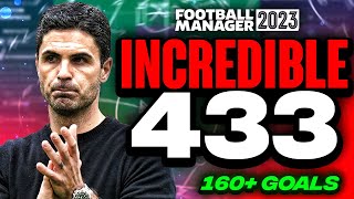 160+ Goals! | Arteta's INCREDIBLE 4-3-3 Wins The Treble! | FM23 Tactics