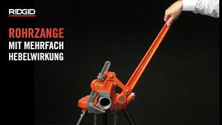 RIDGID Rohrzangen mit Mehrfach-Hebelwirkung