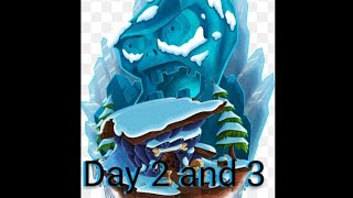 pvz2 frost bite caves day 2 and 3 (bonus day 7)