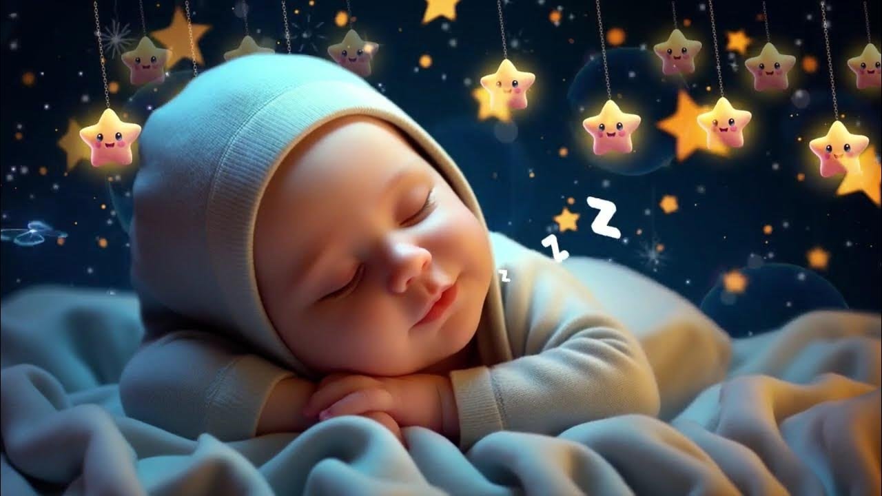 Baby Sleep Music ♥ Mozart Brahms Lullabies 🎶 Fall Asleep Instantly Fast ♥ Relaxing Bedtime Sounds
