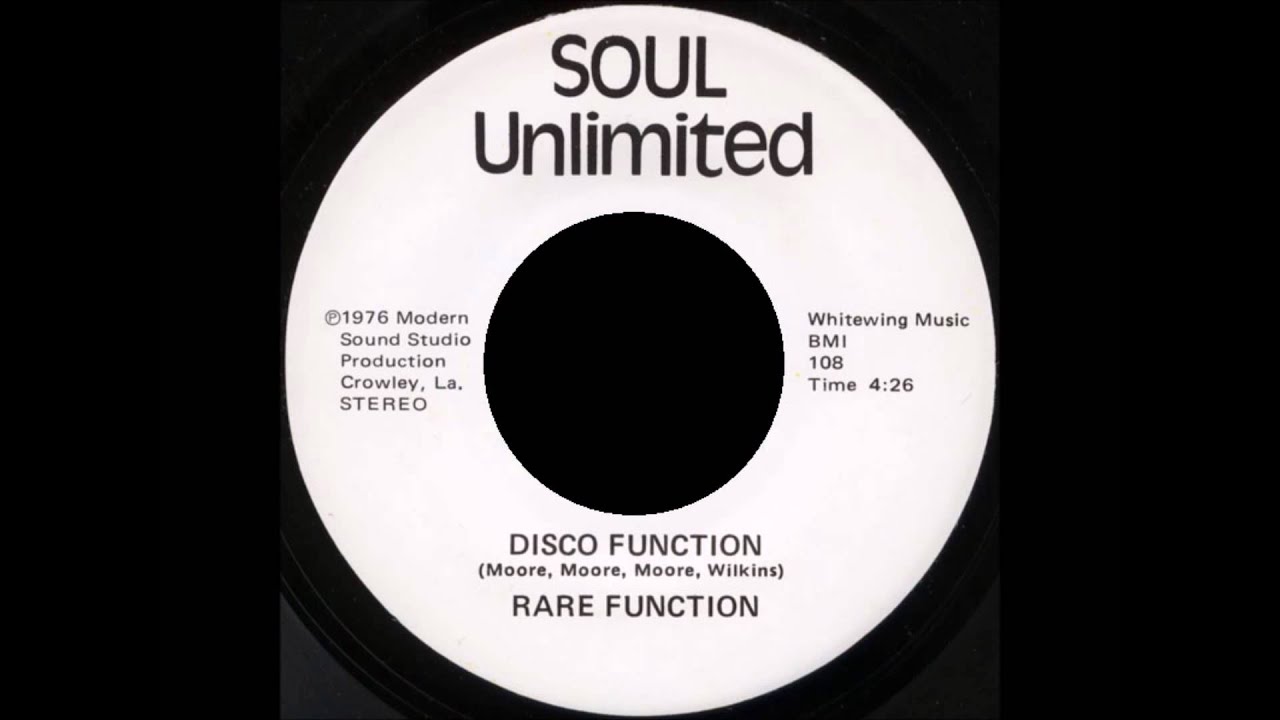 Rare Function - Disco Function - YouTube