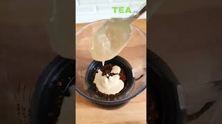 Растворимый кофе с кунжутным урбечем. Питательный коктейль, подойдет для перекуса