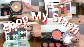 SHOP MY STASH//Makeup Basket and Palette Rotation