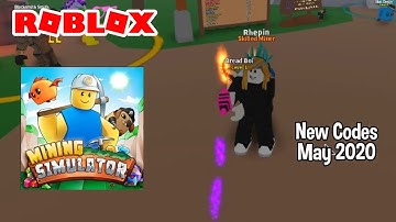 Roblox Mining Simulator New Codes May 2020