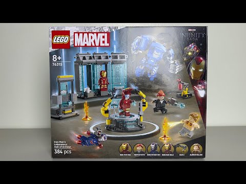 LEGO Marvel (2025) Iron Man’s Laboratory: Hall of Armor REVIEW