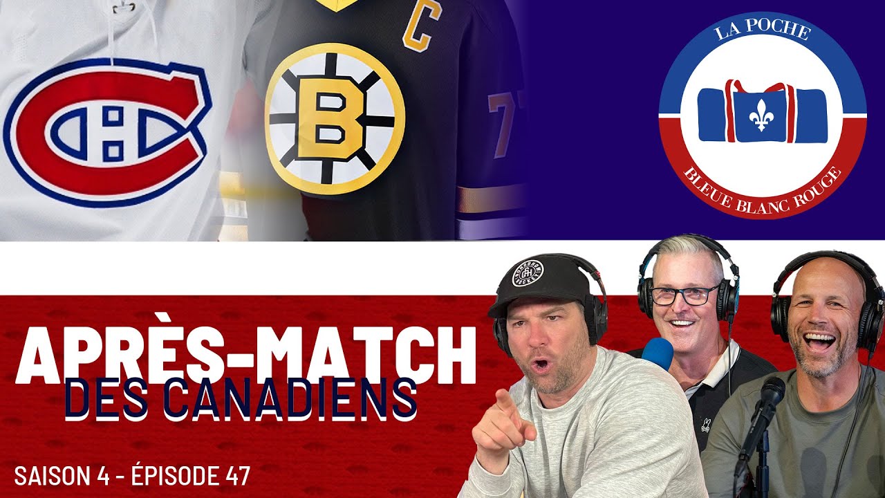 Tour du chapeau de Caufield mais le CH s’incline contre Boston | La Poche Bleue Blanc Rouge | S04É47
