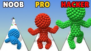 it's Fun time! 🥳🤪 | Shortcut Race: Pixel 3d Man Run Game 😱😜. screenshot 4