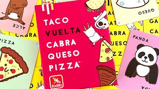Taco Vuelta Cabra Queso Pizza - How to Play - Quick Review - Board Game screenshot 5