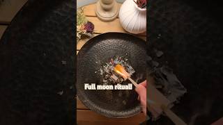 FULL MOON RITUAL FOR LETTING GO | #fullmoonvibes #magical #intentions