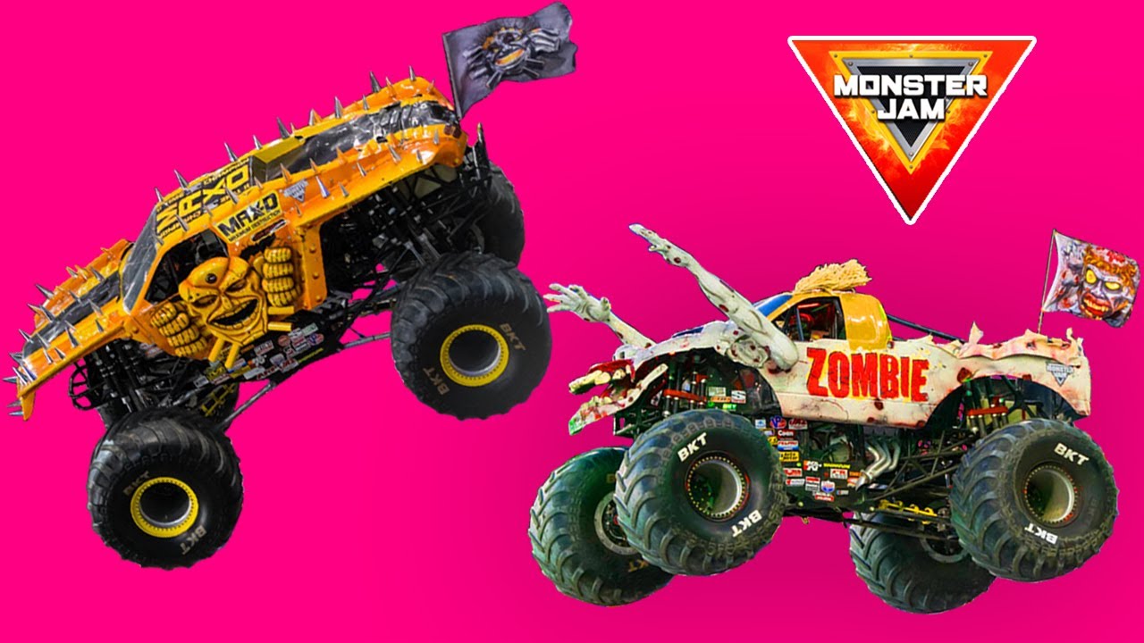 Monster Jam Zombie Fan Music - Freestyle Monster Trucks Coffin Dance Song (COVER) part 11