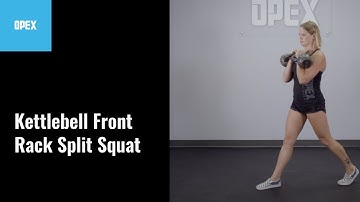 Kettlebell Front Rack Split Squat