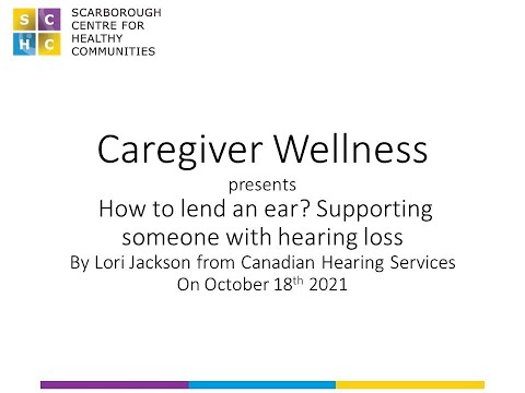 Supporting Someone With Hearing Loss | Caregiver Wellness