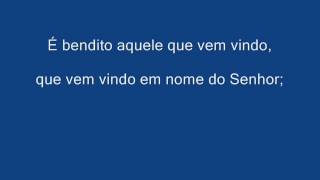 Vídeo de ALELUIA - É BENDITO AQUELE QUE VEM VINDO (Arq. Goiania - Siro Pontes)